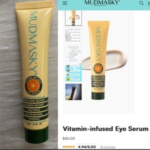 Vitamin-Infused Eye Serum - Cream and Green